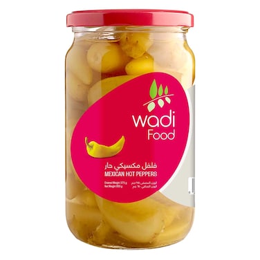 فلفل مخلل وادي فود - 625 جرام