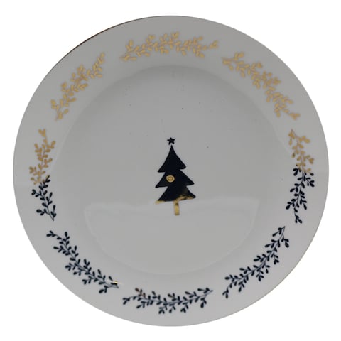 Christmas Theme Designed Plate