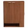 Home Style Sierra Shoe Cabinet Walnut 80x40x100cm