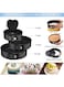 Generic - 4 PCS Non-stick Cheesecake Pan Cake Tin Mould Leakproof Round Cake Pan Set Includes 4'' 7'' 9'' 10''Springform Pan Black 27.0x27.0x3.5cm