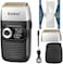 Kemei KM-2026 Rechargeable Electric Hair Clipper With Digital Display, Cordless Shaver And Straightener