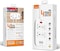 LDNIO SC4407 Independent Switch Sockets Household Plug Power Board Power Board Surge Protector Plug Adapter Popular Socket 4USB Socket QC3.0