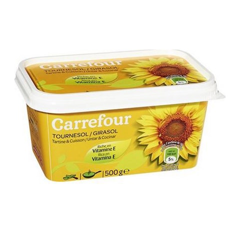 Buy Carrefour Sunflower Margarine 500g in Saudi Arabia