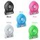 Generic-LED Light Fan Electric Air Cooler Mini Desk USB Fan Fashion Hobbies Desk Personal Fan 3 Speed Mode Flexible Ventilator Bed Office Portable Rotating Mute Stroller Car Laptop Table Home