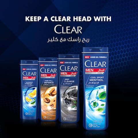 Clear Anti-Dandruff Shampoo Deep Cleanse 350ml Pack of 2