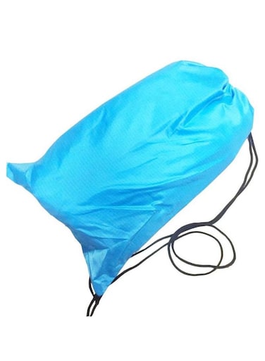 Generic - Lazy Sofa Fast Inflatable Air Sleeping Bag Light Blue