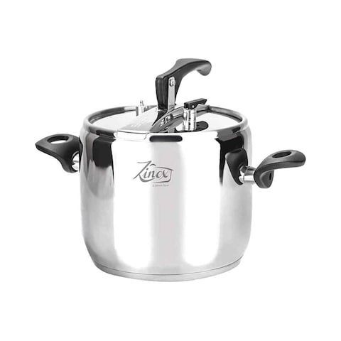 Zinox Pressure Cooker - 6 Liters- Silver
