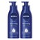NIVEA Body Lotion Extra Dry Skin Nourishing Almond Oil &amp; Vitamin E 400ml Pack of 2