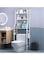 Over Toilet Storage Rack White 155x155x45cm