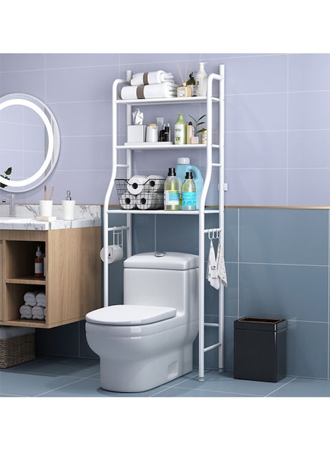 Over Toilet Storage Rack White 155x155x45cm