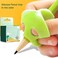 Generic-Silicone Pencil Grips for Kids Handwriting Posture Correction Finger Grip Pen Writing Aid Grips for Children Preschoolers (3pcs)