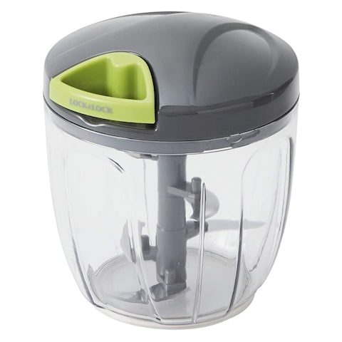 Lock &amp; Lock Quick Chopper With 5 Stainless Steel Blades Large Grey 900ml