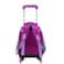 Baby Backpack 3Pcs For Baby Girls 1 lunch 1 Pencil Box And 1 Bag With Adjustable Strap For School 2 Wheels 14 Inch