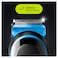 Braun All-in-one trimmer MGK5245, 7-in-1 Beard Trimmer, Hair Clipper, Detail Trimmer, Rechargeable, with Gillette ProGlide Razor, Black/Blue