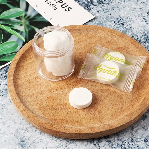 100-Piece Bag Moisturizing Disposable Compressed Facial Mask Paper with Mask Bowl