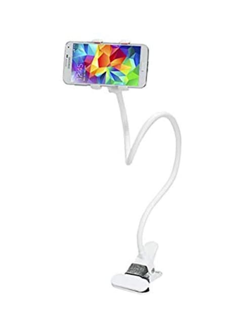 Generic 360 Degree Rotating Lazy Bracket Stand Holder White