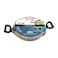 Tefal Delicia Non-Stick Kadai Cooking Pot with Lid Black 24cm