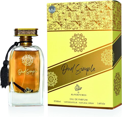 My Perfumes Oud Simple From Otoori Collection Eau De Parfum For Men And Women, 100ml (Oud Simple)