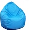 Vital Bean Bag Chair, Classic Round Linen Cloth Bean Bag With Polystyrene Beads Filling