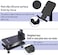 Cell Phone Stand, Adjustable phone holder for Desk, Foldable Desktop Tablet Stand Holder, Double Adjustable Mobile stand Phone Tablet Holder (Black)