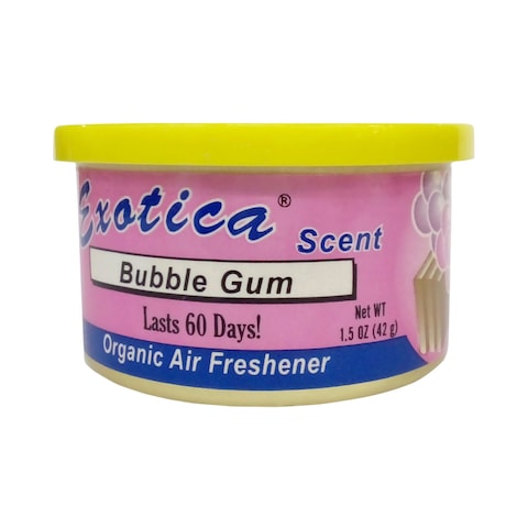 Exotica Organic Car Air Freshener - Bubble Gum Scent - 42 gram