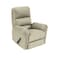 In House Velvet Rocking Recliner Chair - Light Beige - AB09