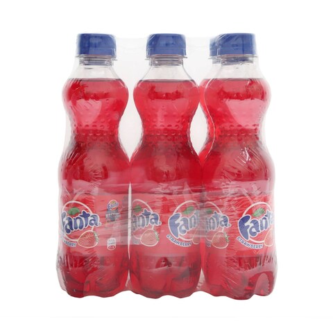 Fanta Strawberry Soft Drink 350ml&times;6