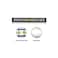 12V TGF 100W 57cm Bar Light For Jeep Wrangler, 9000LM Lumens, Aluminum Housing Material, IP68 Waterproof Rating with 360-Degree Lighting Angle