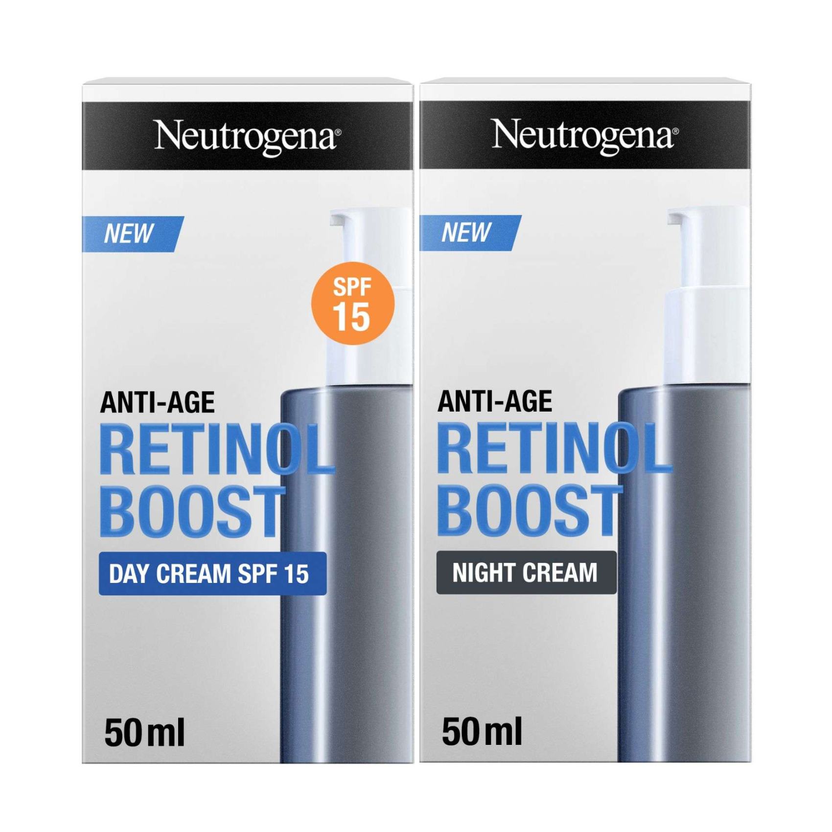 Buy Neutrogena Anti-Age Retinol Boost Day Cream Spf 15 And Anti-Age ...
