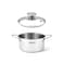 Fissman Bambino Saucepot With Glass Lid 14X6.0cm / 0,9 Ltr (Stainless Steel)
