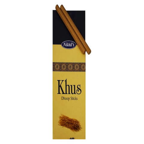 Nikhil&#39;s Khus Dhoop Sticks 20 PCS