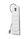 Belkin Surge Protector 8 Outlet 2 USB 2.4A - BSV804AF2M multicolour