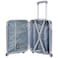 Senator Hard Case Cabin Suitcase Luggage Trolley For Unisex ABS Lightweight Travel Bag with 4 Spinner Wheels KH1065 Silver White