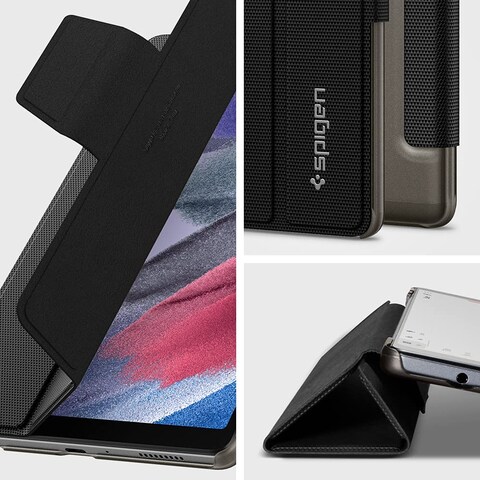 Spigen Liquid Air Folio designed for Samsung Galaxy Tab A7 LITE case cover 8.7 inch (2021) - Black