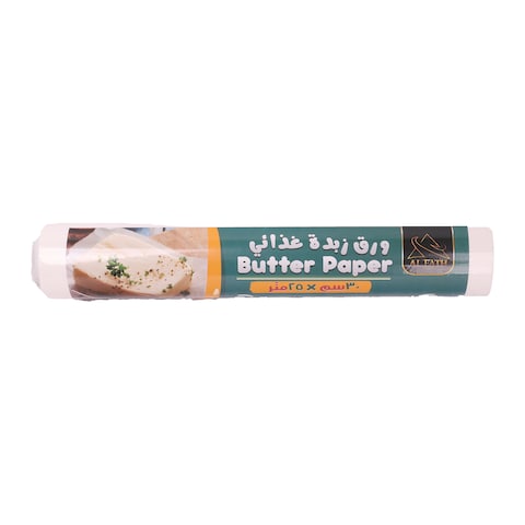 Al Fath Butter Paper Roll - 30 cm &times; 25 Meter