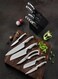 Master Chef 15-Piece Kitchen Knife Set, Black/Silver