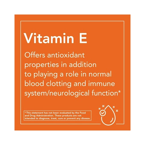 Now Vitamin E-400IU Antioxidant Protection Dietary Supplement 50 Softgels 