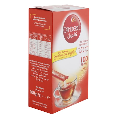 Canderel Low Calorie Sucralose Sweetener Sugar Stick 100 Pieces