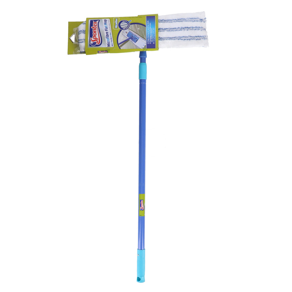 Spontex Microfibre Flat Mop Balai Plat