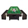 Simbashoppingmea - 8 Ft Billiard Table With Container Benches Full Optional &ndash; Vintage Green