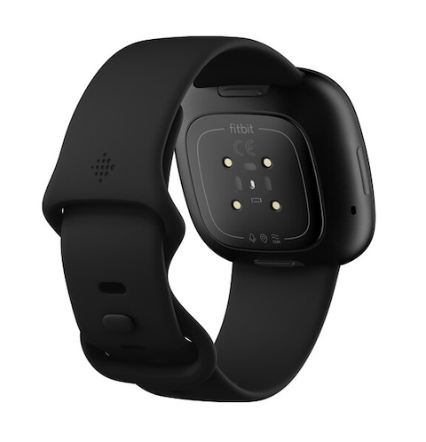 Fitbit VERSA 3 GPS Activity Tracker Fitness Watch - Black Aluminum (FB511BKBK)