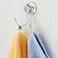Everloc Vacuum Suction Wall Mounted Chrome Double Robe Hooks, Utility Hooks for Hanging Scarf, Bag, Towel, Key, Cap, Cup, Hat, kitchen tools, Rustproof and Waterproof, No Drilling, EVL-10249B