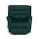 In House Velvet Classic Recliner Chair - Dark Green - AB03
