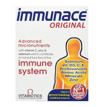 Vitabiotics Original Immunace Advanced Micronutrients Immune System Supplements 30 Tablets