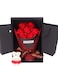 Generic 7 Rose Soap Flower With Teddy Bear Gift Box Small Bouquet For Wedding, Birthday,Christmas,Mother's Day, Valentine Day Gifts