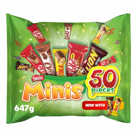 Nestle Mini Mix Chocolate 50 Pieces 647g