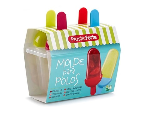 Plastic Forte 4 Ice Pops Molds