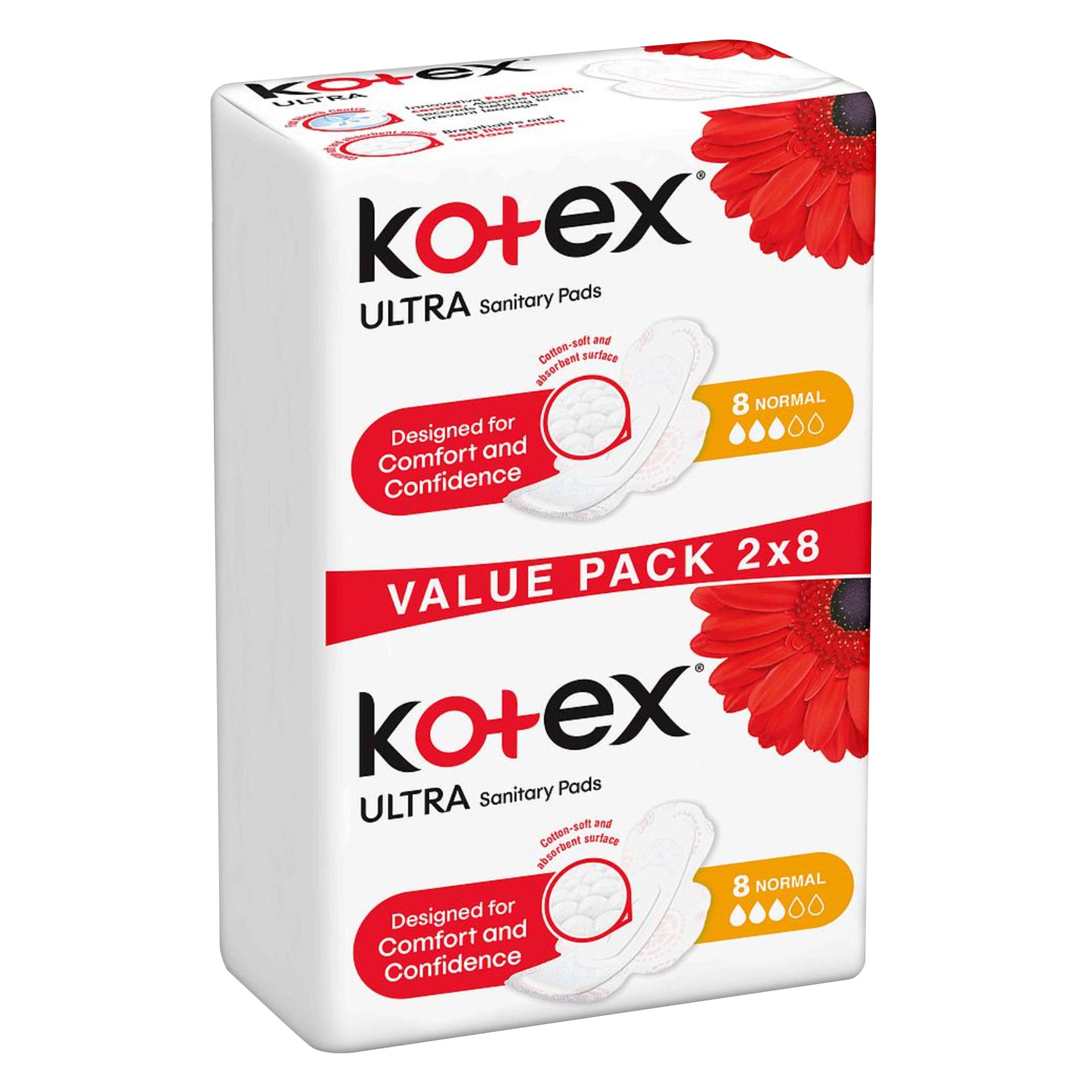 Kotex Female Pads Duos Normal 16S