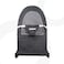 Moon Little Hopper Baby Bouncer, Foldable Adjustable Baby Rocker Chair W/ 2 Recline Angles, Harness, Washable Fabric, Balance Support Baby Carrier &amp; Crib, 0M+ Infants Baby Swing, Dark Grey