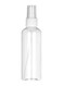 Generic Mini Travel Empty Spray Bottle Clear/White 100ml